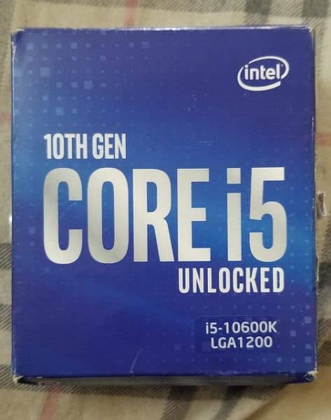 Core i5 10600k Processor only 1
