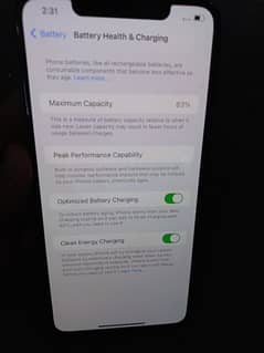 I phone 11 pro Max 256Gb Factory Unlocked Display Message Back crack