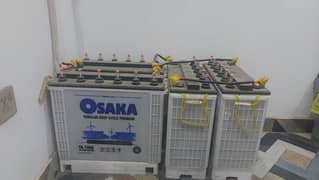 Osaka Battery Tabular 1800 TA in warranty