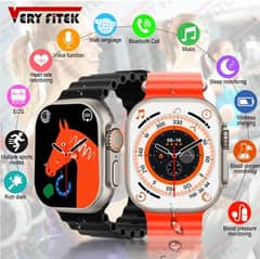 T800 Ultra Smart Watch Orange Colour