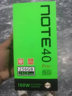 Note 40pro plus 5G made in china