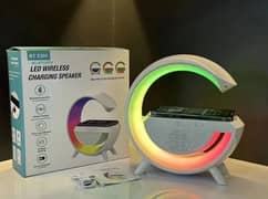 BT Speaker, G Shape with Wireless charger Bedside RGB Night Light