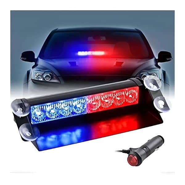 CAR DASHBOARD SOS/BAR POLICE LIGHT AND FLASHER LIGHT 4