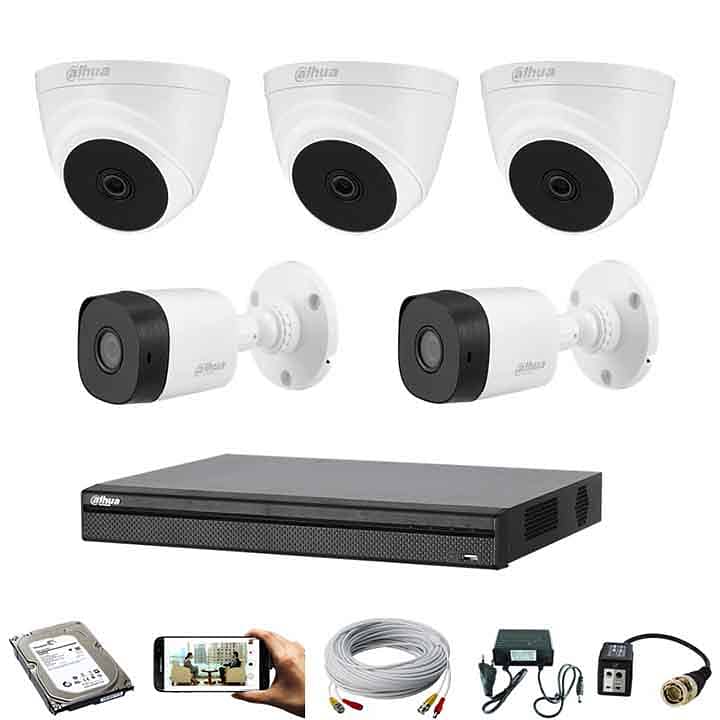 Cctv FULL HD DAY & NIGHT 2MP PACKAGE WITH FREE INSTALLATION 0