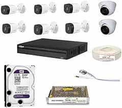 8 CCTV CAMERAS FULL HD DAY/NIGHT Free Installation 2MP