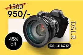 DSLR on rent, Camera available on rent