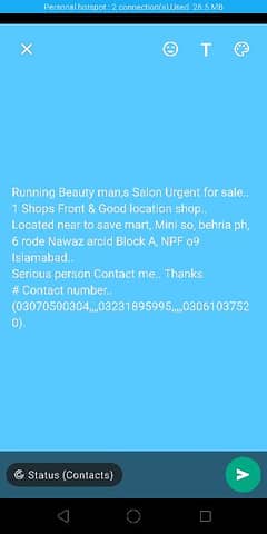 Running Beauty man,s Salon