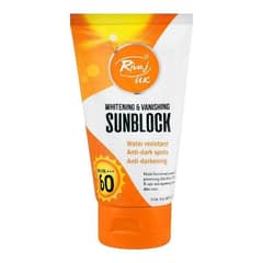 Whitening & Vanishing Sunblock- Spf-60, 120 ML