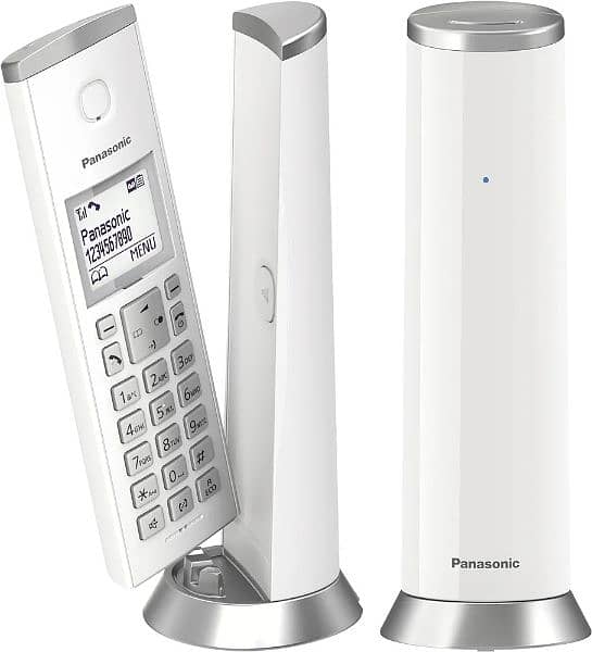 Cordless 2 Handset Panasonic landline phone with intercom phone set 6