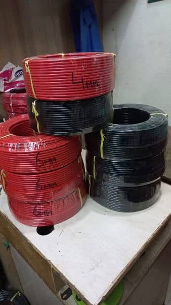 DC wire 4mm tin cotted 1500v 0