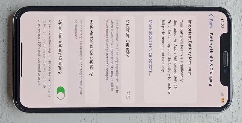 iPhone x 64gb pta approved 71% battery health 2