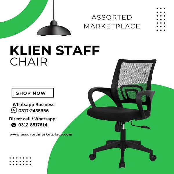 OFFICE CHAIRS - REVOLVING - STAFF CHAIR 6