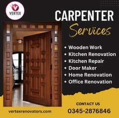 Carpenters Cupboard, Wood Works,  Wardrobe, Kitchen Cabinet, Carpenter