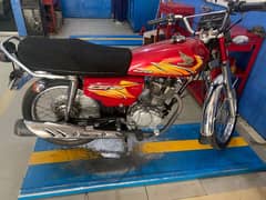 Honda 125 Red  Colour 20500km driver orignal no open total geniun