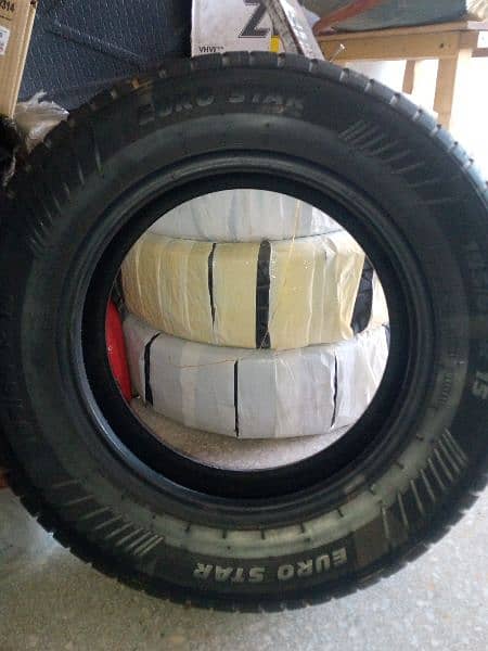 GLI/XLI/Honda Car Tyres 165/95 R15 Euro Star. 4