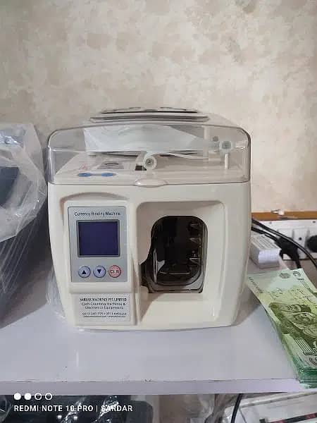jali note pkrny wali machine /Cash currency note counting machine 4