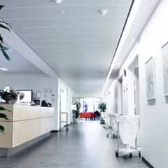 Drywall, gypsum and dampa ceiling, office partition