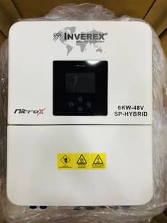 New INVEREX NITROX - 8KW - 6KW - 12kw - Hybrid Solar Inverter System