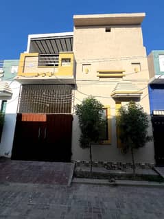 Akbar colony near satellite town New brand 3.5 Marly double story house for sale 0