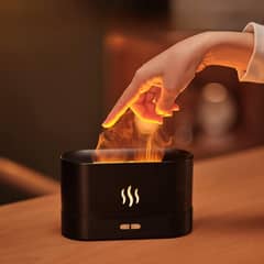 Flame Air Diffuser, Humidifier, Portable-noiseless Aroma Diffuser For