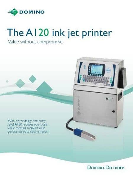 Domino A120 inkjet expiry date printer 0