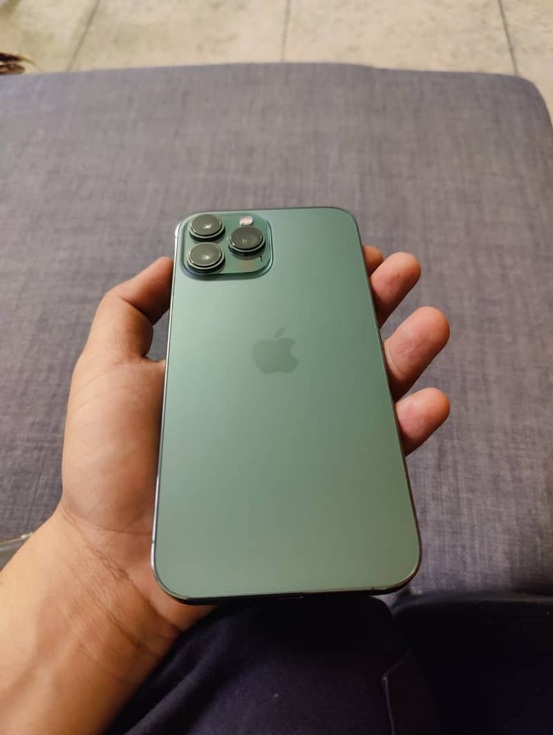 Iphone 13 pro max 512GB  Alpine green non pta 9