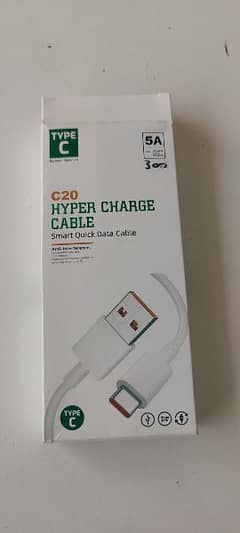 Very fast charging cable for mobile phones
