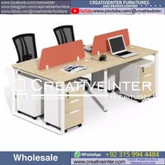 workstation Executive Office table laptop compute chair CEO desk