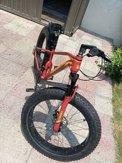 fat tyre cycle in new condition