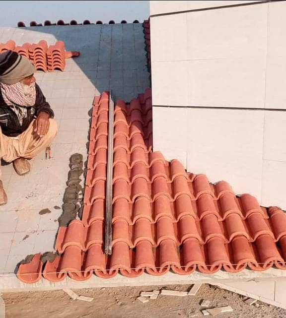 Clay tile/stone tiles/Terracotta Tiles/Khaprail Tiles,Clay/Roof Khapr 4