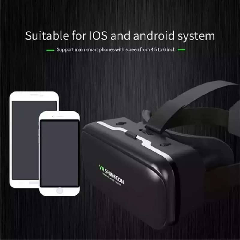 Shinecon 6th Gen / 7th Generation 3D VR Videos Glasses Box Headphones 2