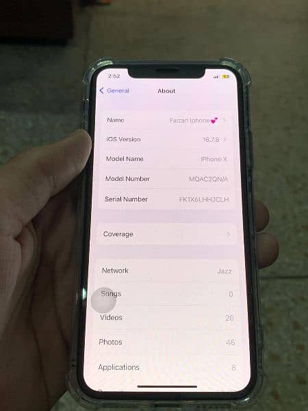 iphone x 64 GB 1