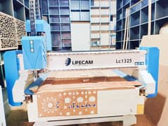 CNC Wood Router machine with Cabin.