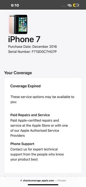 iPhone 7 128 GB PTA Approved 3