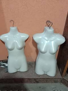 dummy plastic half body for display clothes
