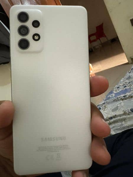Samsung A72, 8/128 used scratch less 0