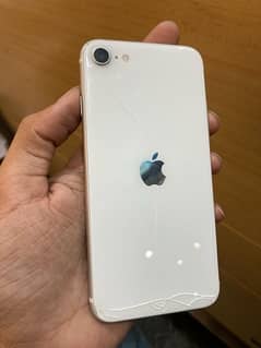 iphone SE 2020, icloud , back breaked, 64 Gb, Non pta sim time 4 month
