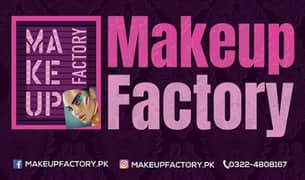 MAKEUPFACTORY Franchise Store For Sale GUJRANWALA