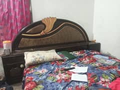 double bed and dressing