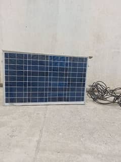 30W Solar Panel with Cables and gel battery