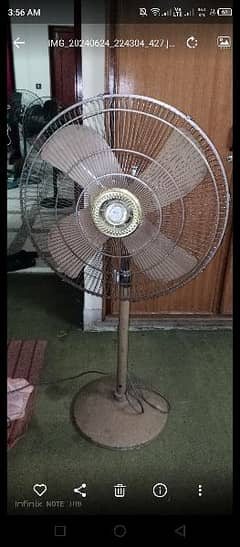 24" new  MODEL pedestal fan