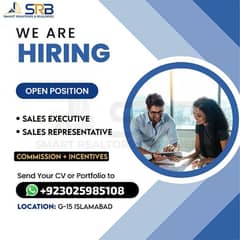 We are hiring Sales Executive