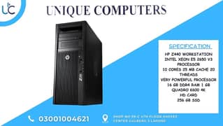 HP Z440 WORKSTATION INTEL XEON E5 2650 V3 PROCESSOR 10 CORES 25 MB CA