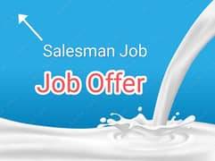 Sales Person Required for milk shop