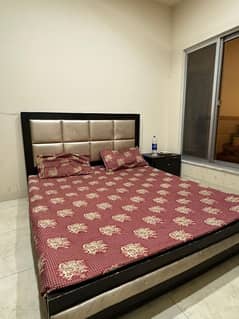 king size Bed and side tables