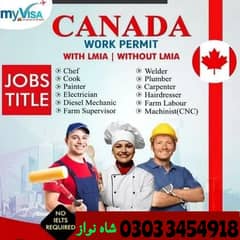 Jobs For male And female / Company Visa / Jobs In Canada