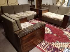 wooden sofa set very comfortable 3 2 1