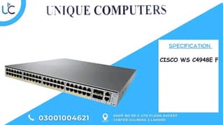 CISCO NEXUS N3K C3064PQ 10GX 48 PORT 10G SFP +4X 40G QSFP