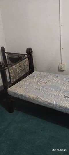 Brand new 6 single bed (iron bed) with Mattress  available urgent sale