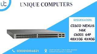 CISCO NEXUS N6K C6001 64P 48X10G 4X40G server